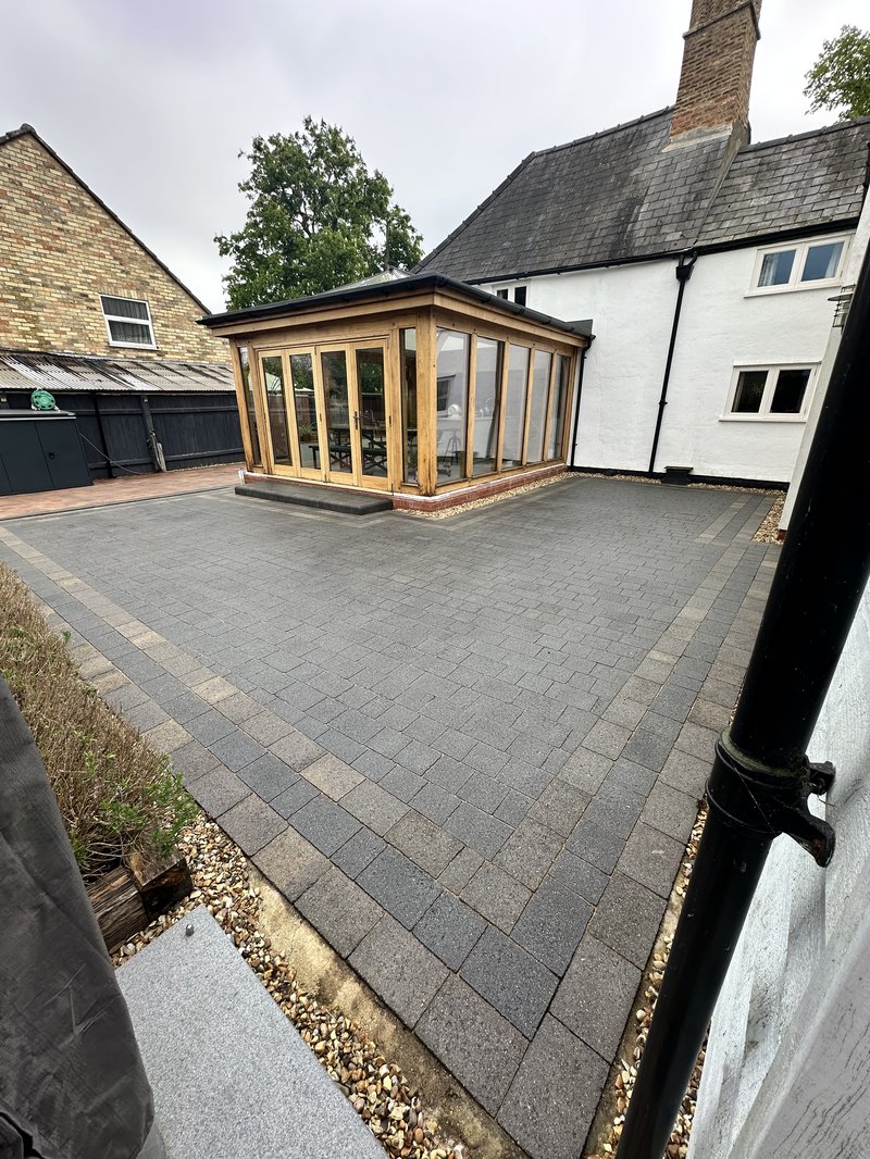 Block driveway installation in The Green, Histon, CB24 9JA - before work begins