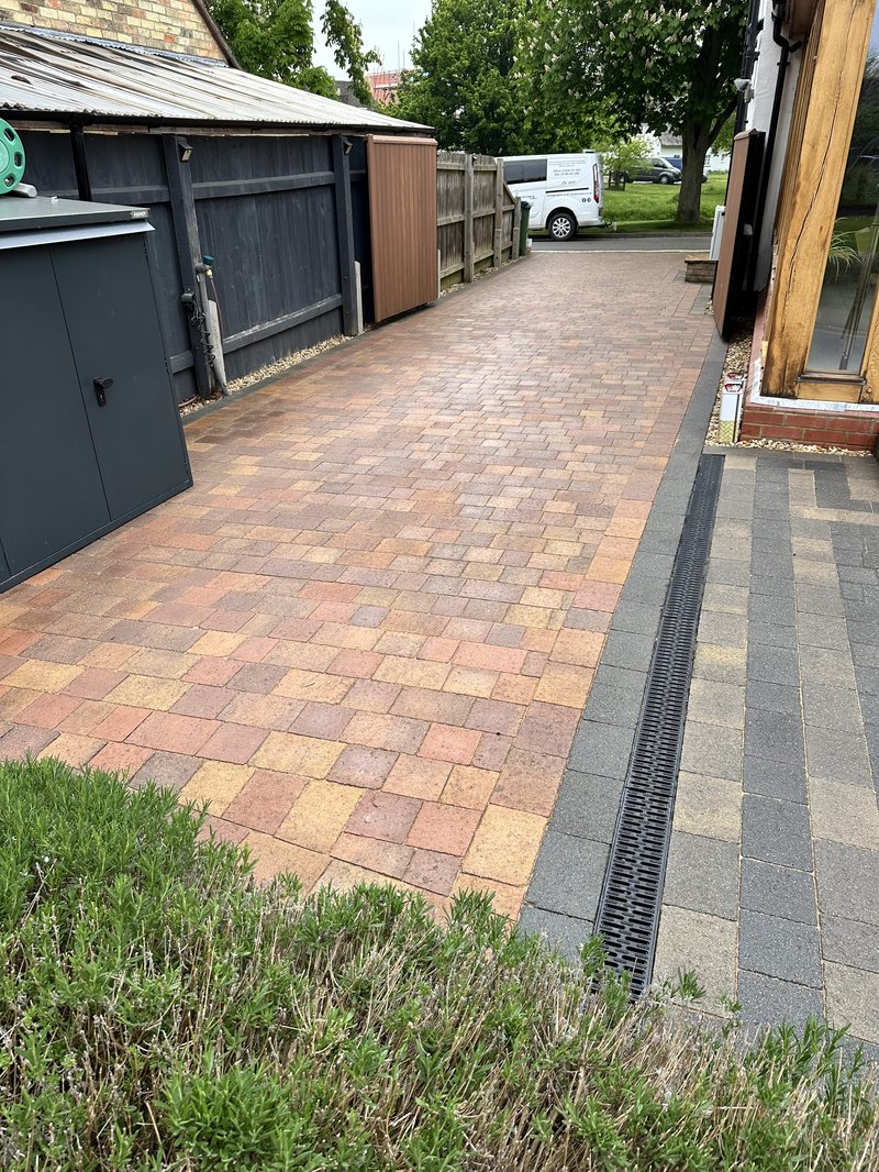 High-quality block driveway installation The Green, Histon, CB24 9JA