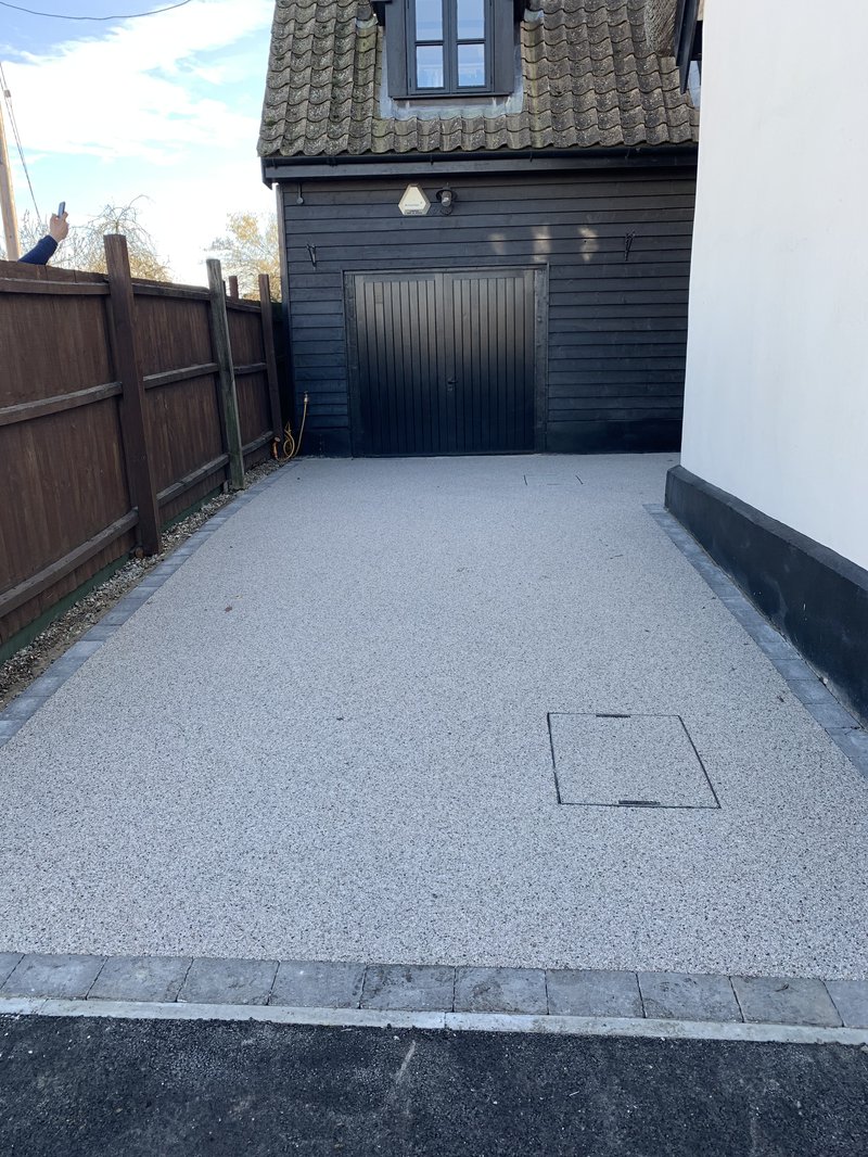 Resin driveway installation in Isleham Road, Fordham, CB7 5NL - before work begins