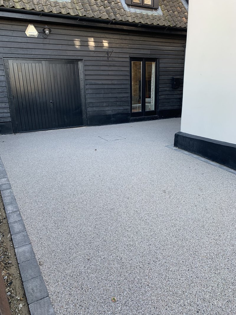 Marble resin installation process in Isleham Road, Fordham, CB7 5NL