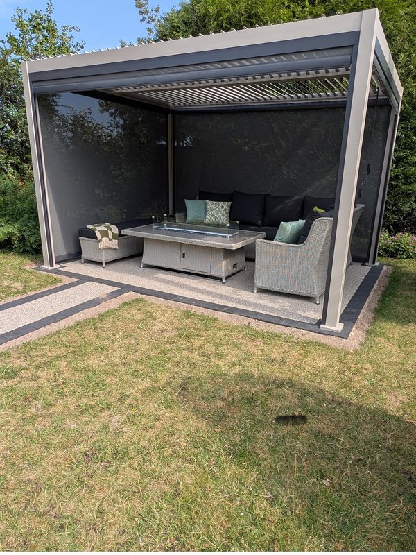 Quartz resin installation process in Cambridge Road, Fulbourn, CB21 5EG