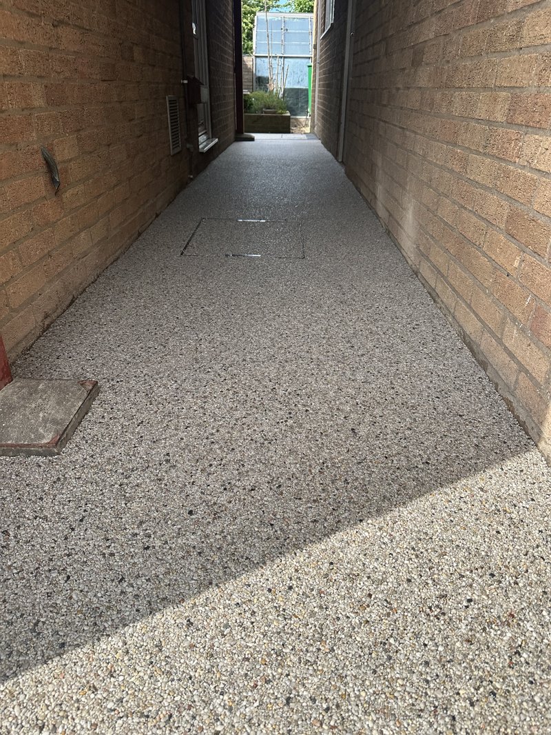 Completed resin project in Cambridge Road, Fulbourn, CB21 5EG