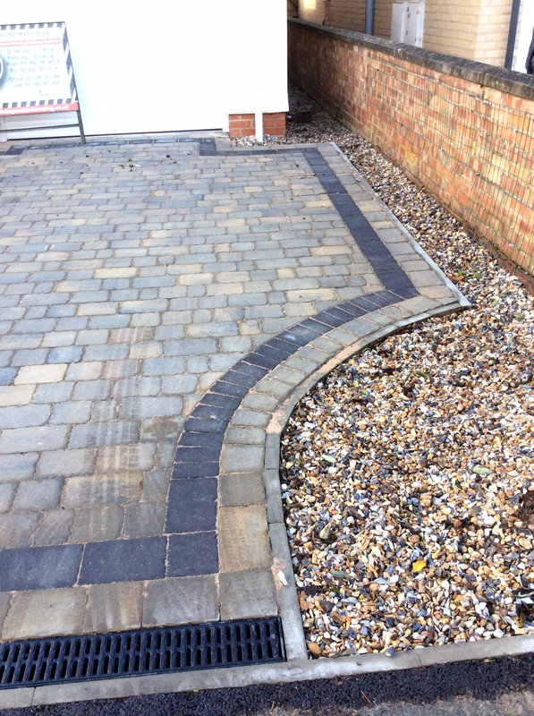 Cobble, Three size, Concrete, Bradstone block paving installation process in New Path, Fordham, Ely, CB7 5JX