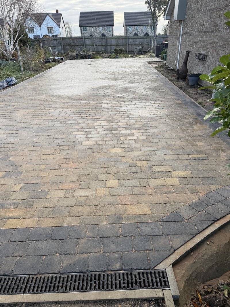 Block Paving driveway installation in Chewells Lane, Haddenham, Ely, CB6 3SS - before work begins