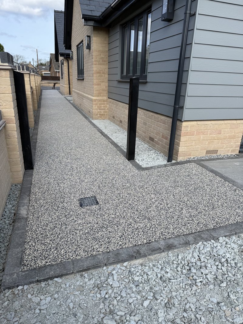 Resin driveway installation in Brook Street, Soham, CB7 5AE - before work begins